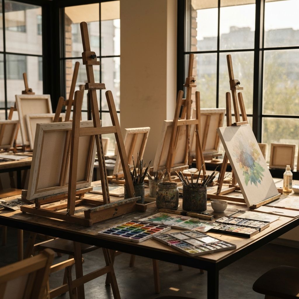 Art Gallery 미술학원 내부